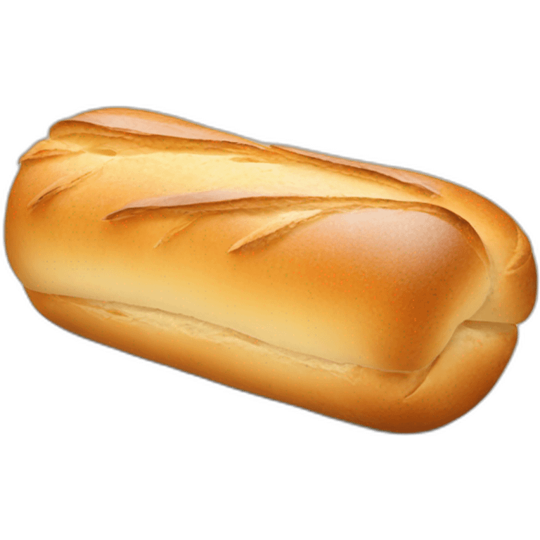 chat avec une baguette de pain emoji