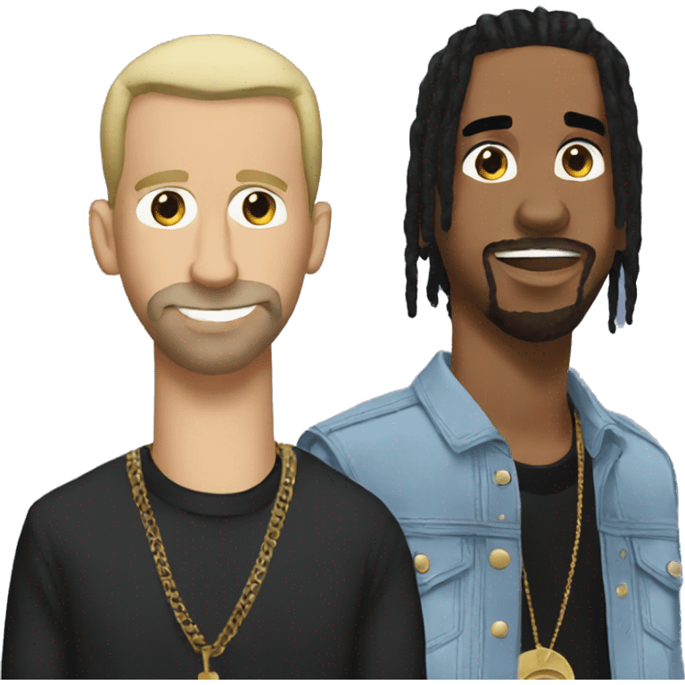 Drake and Travis Scott  emoji