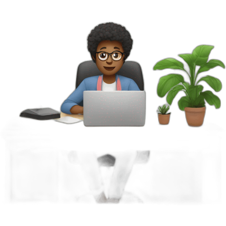 working from home emoji