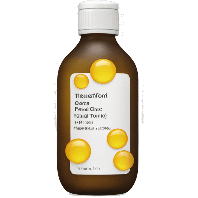 facial tonic with label emoji