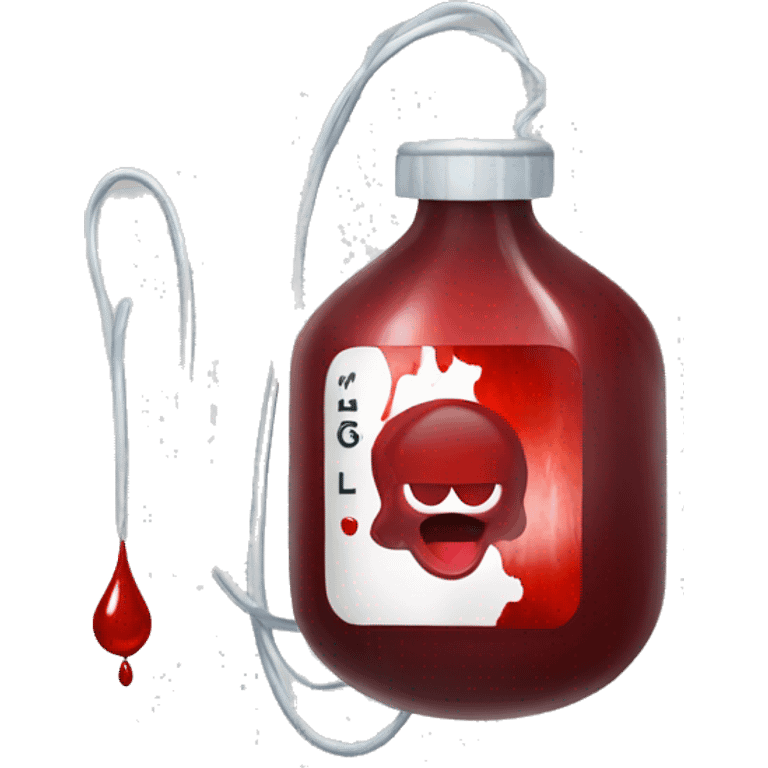 blood bag emoji