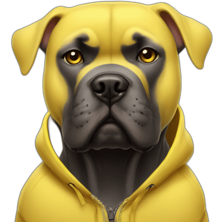 Cane Corso disguised un Pikachu emoji