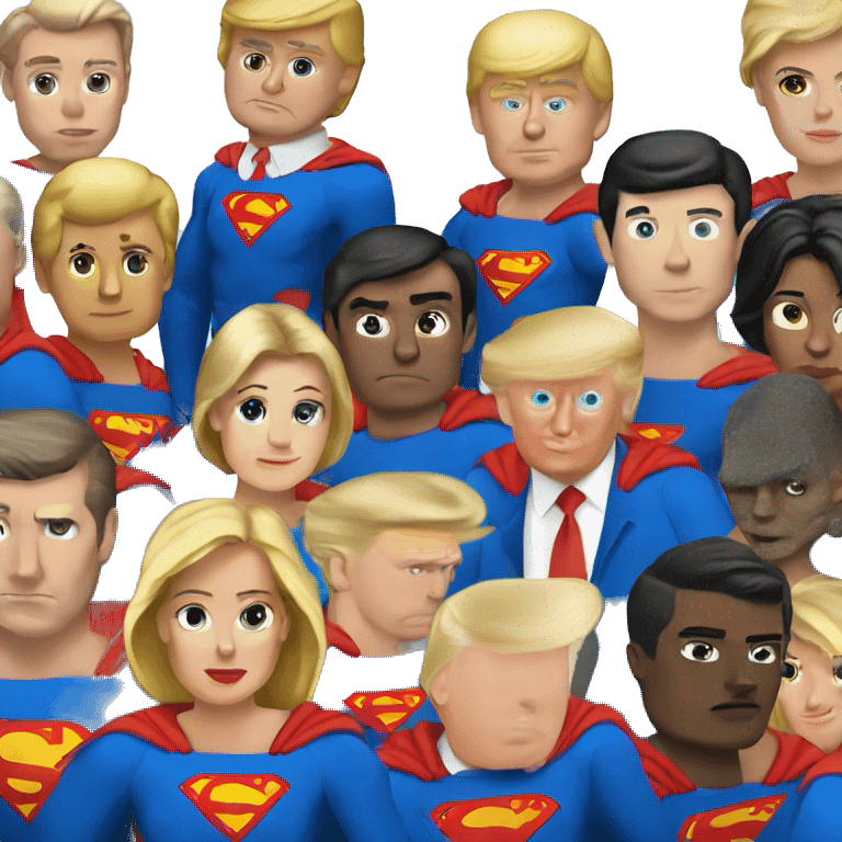 Superman Donald Trump  emoji