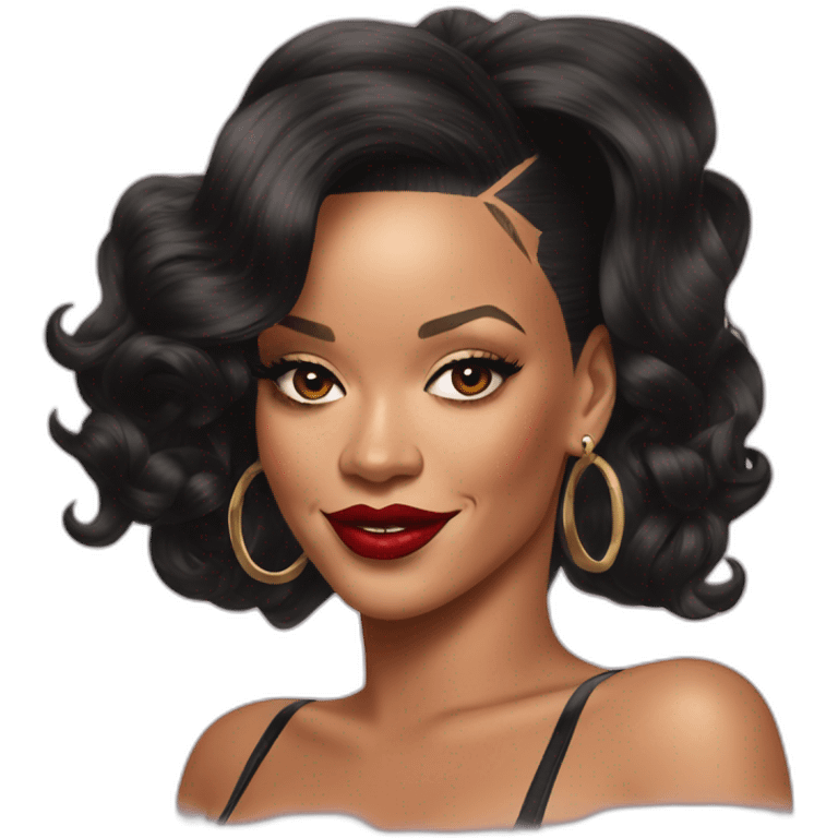 rihanna pinup emoji