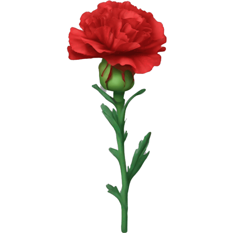 Red carnation emoji