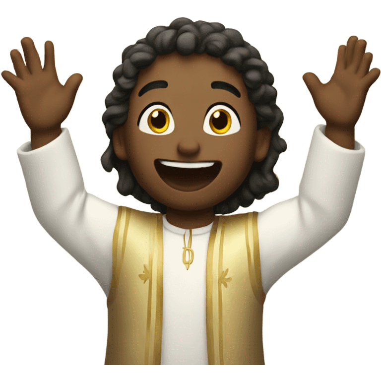 Praising the lord emoji