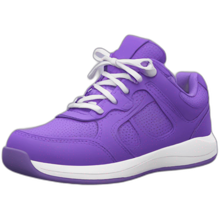 purple sneakers emoji