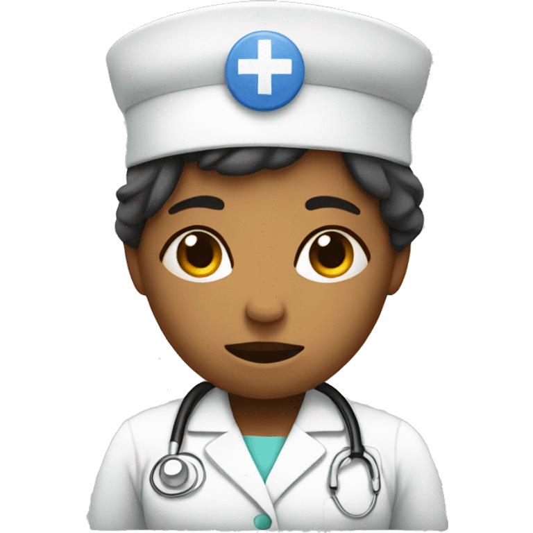 Nurse tired emoji