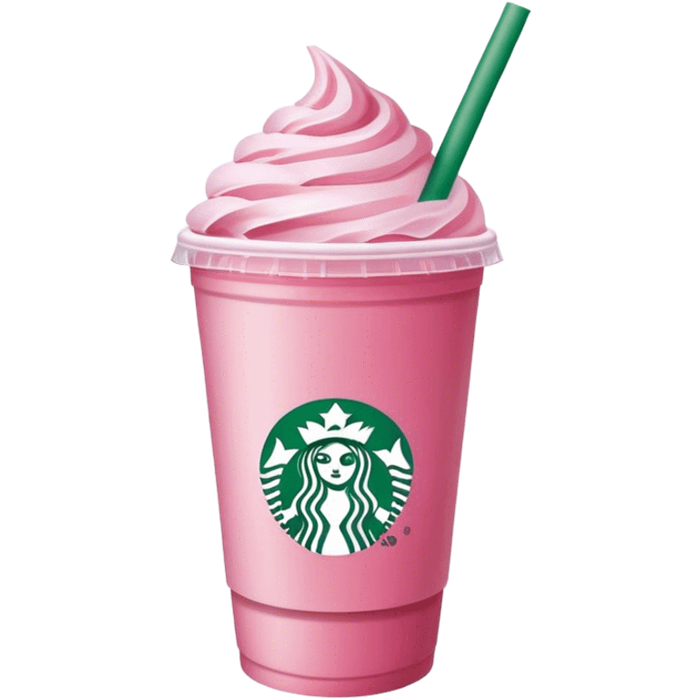 Starbucks pink drink emoji