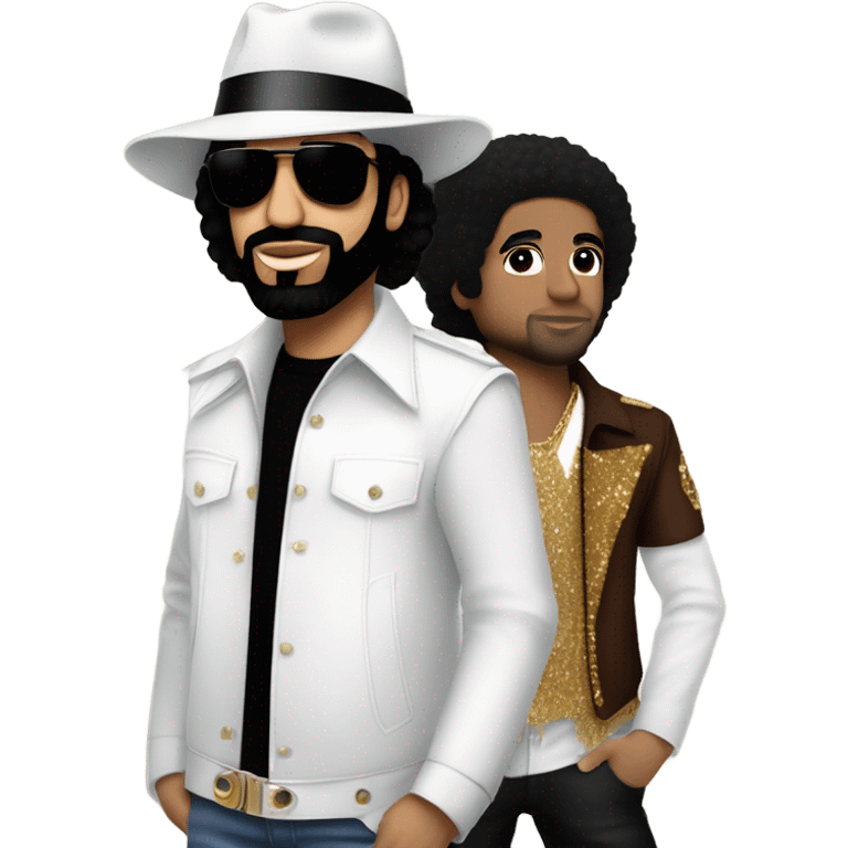 Drake and Michael jackson emoji