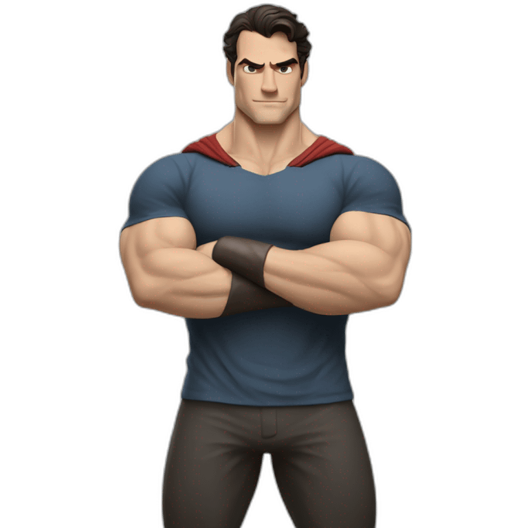 Henry Cavil whole body flexing emoji