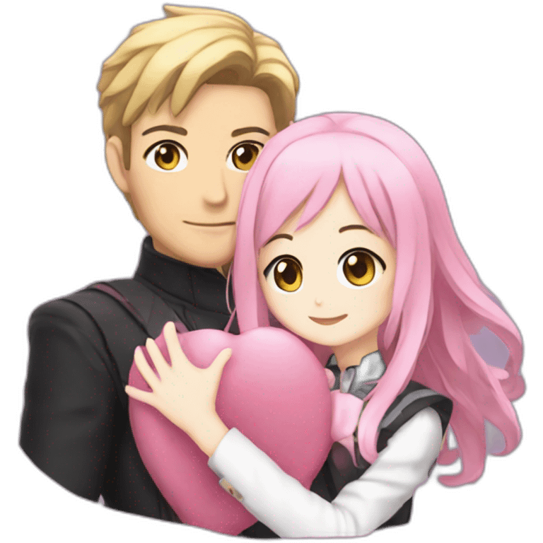 Karl max holding anime madoka girl emoji