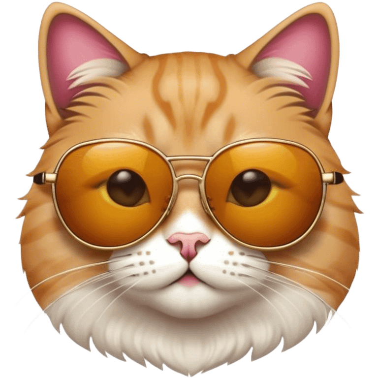 Cat wearing sunglasses emoji