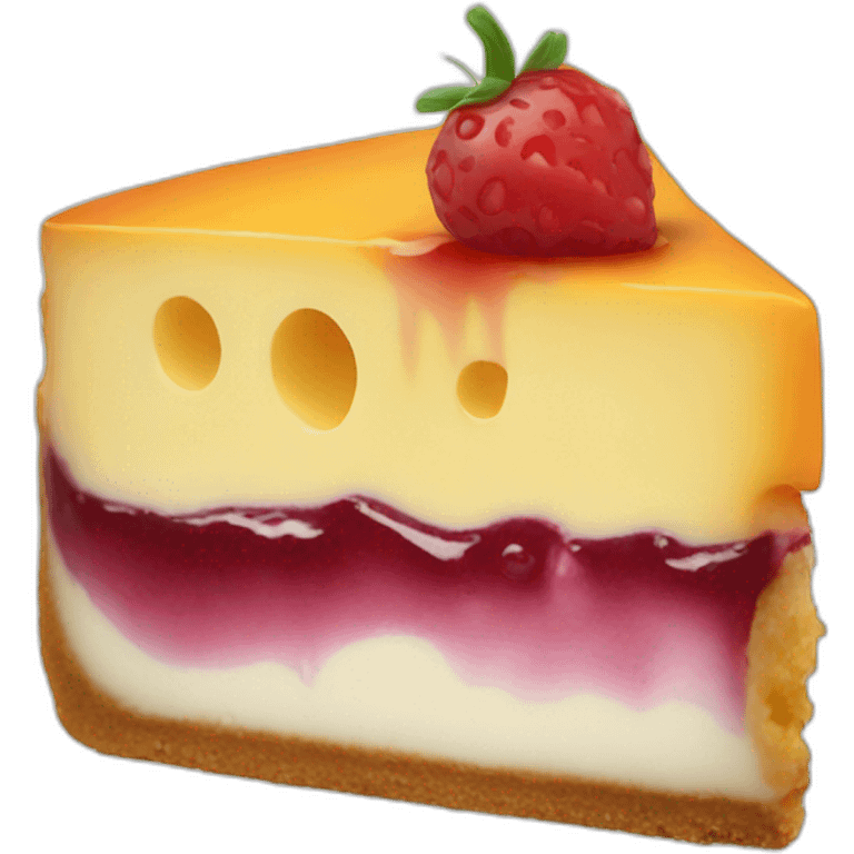 Cheese cake emoji