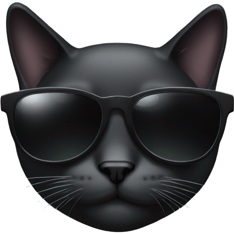 black-cat-with-black-sunglasses emoji