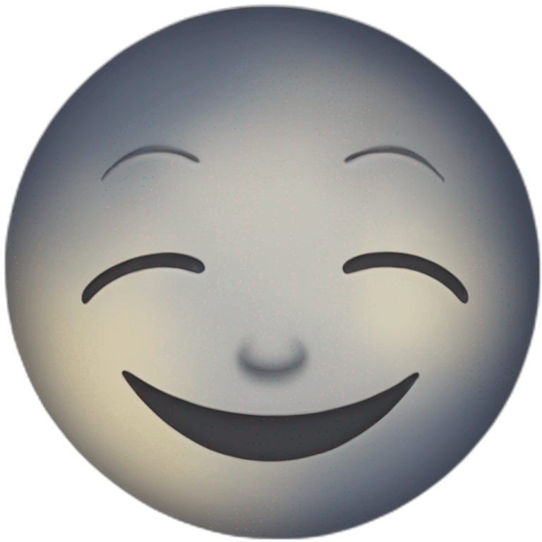 happy moon emoji