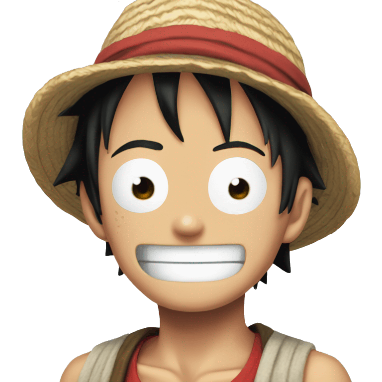 Luffy from one piece emoji