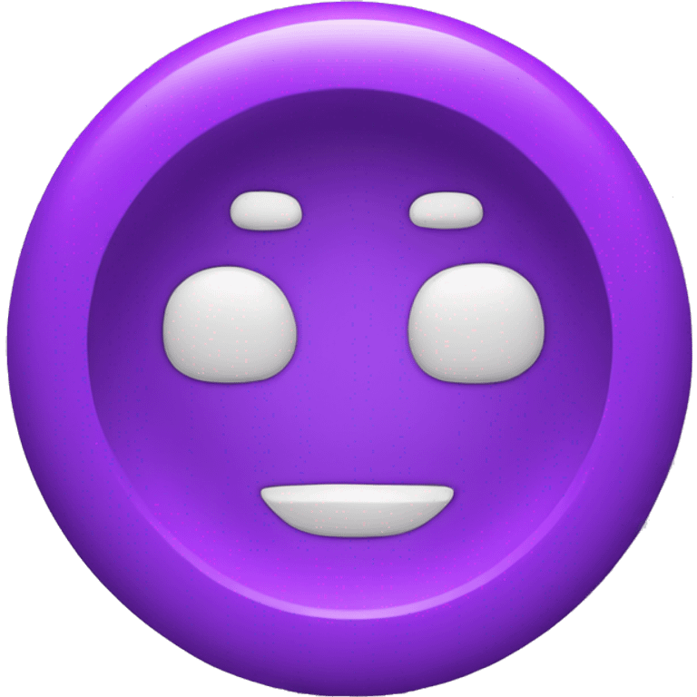 purple pill with middle line rotated emoji