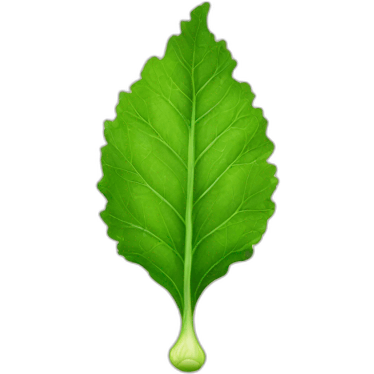 green salad leaf emoji