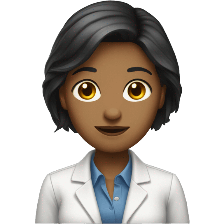 girl dark hair hr manager emoji