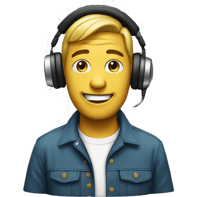 disc jockey emoji