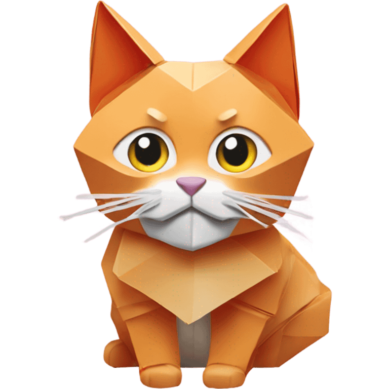 cat origami saumon emoji