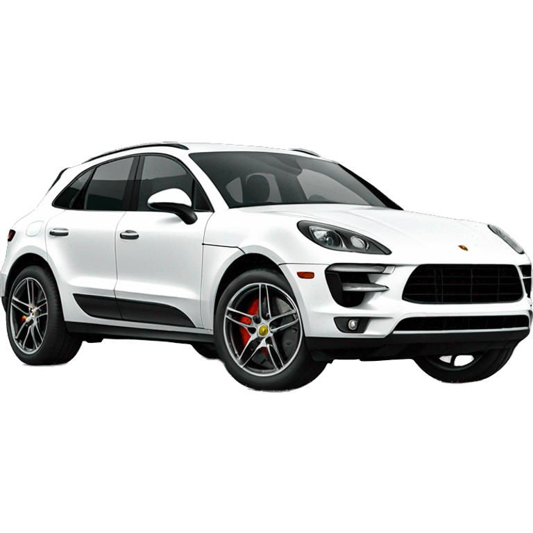 white porsche macan emoji