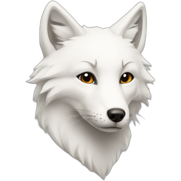 White fox emoji