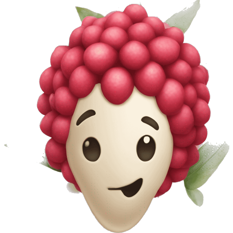 spike lychee  emoji