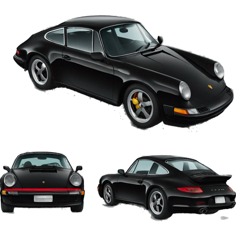 Black Porsche  emoji