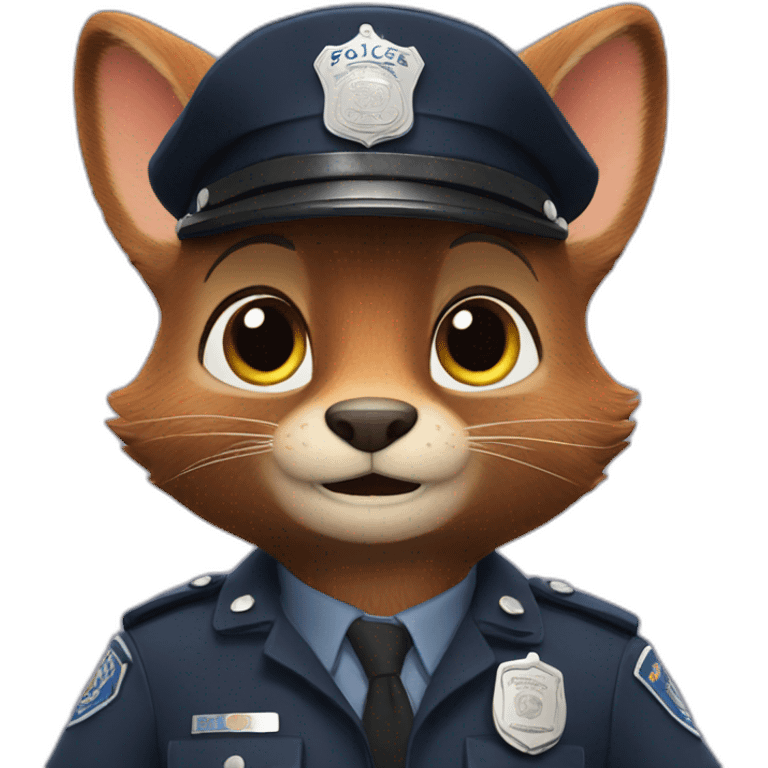 police zootopia emoji