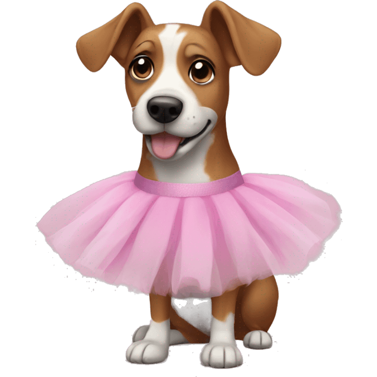 dog wearing a tutu  emoji