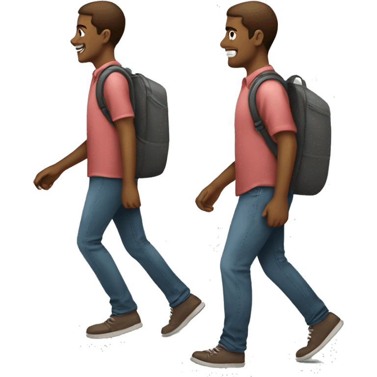 Person walking to the right emoji emoji