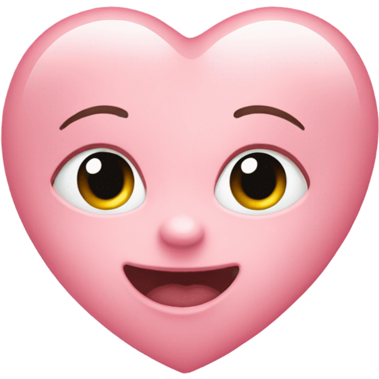 Baby pink heart emoji