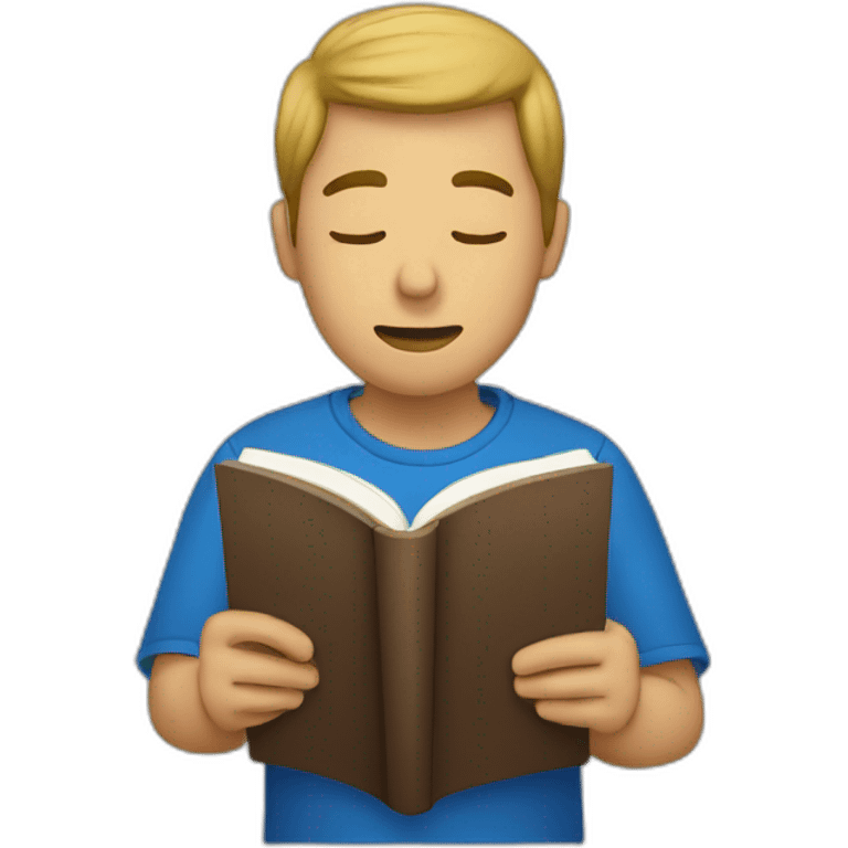 A person Reading  emoji