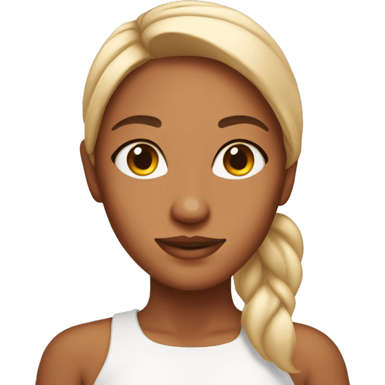 skincare tan girl emoji