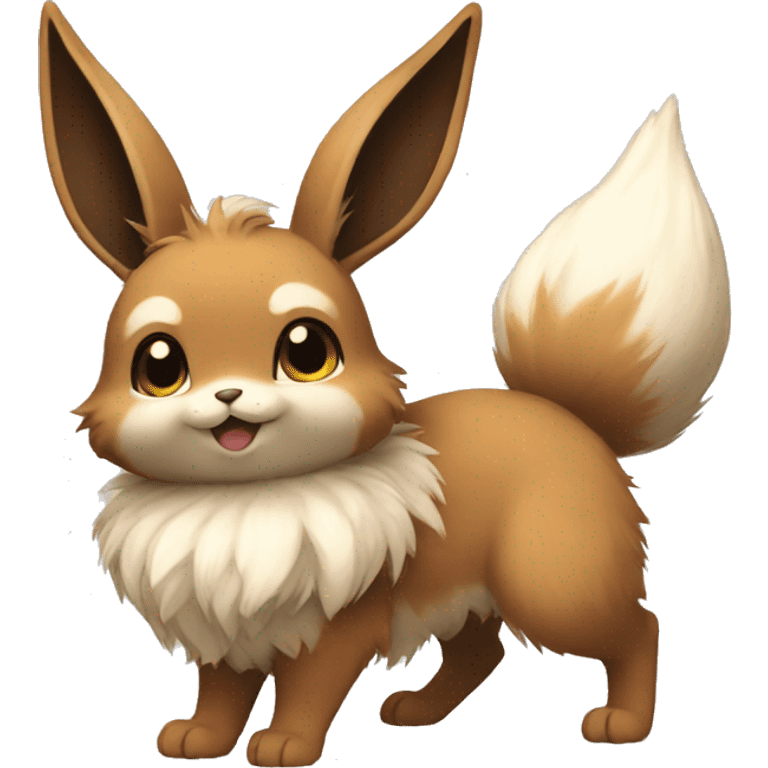 Eevee-Bunny full body emoji