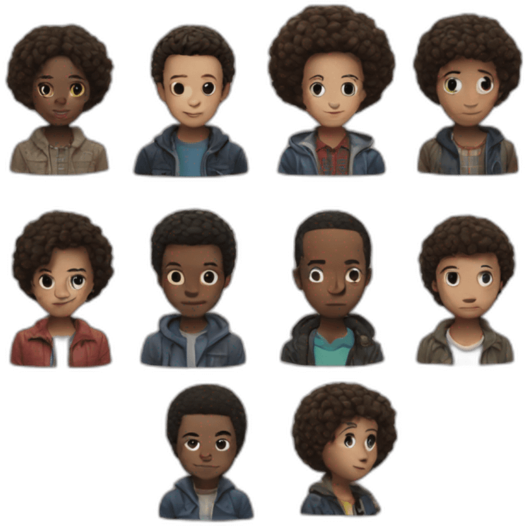 Eleven Stranger things emoji