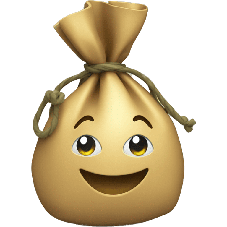 Money bag 3d emoji