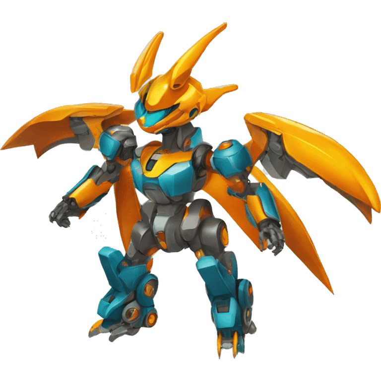 Futuristic Medabot-Charizard-Mecha emoji