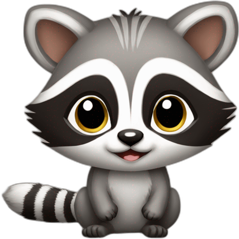 baby raccoon emoji