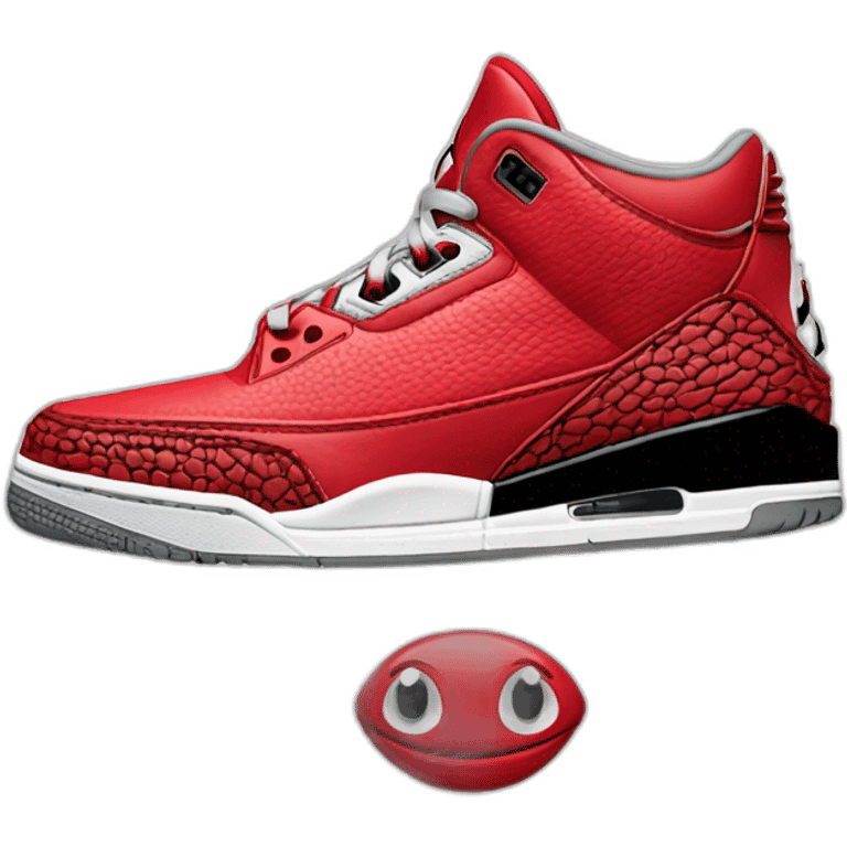 Air jordan 3 red emoji