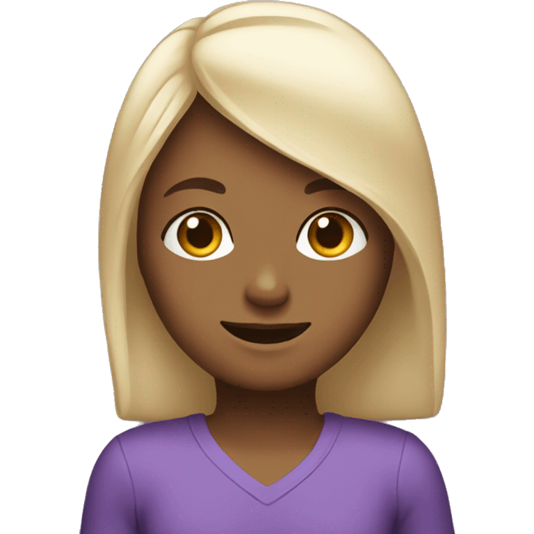 Chat violet emoji