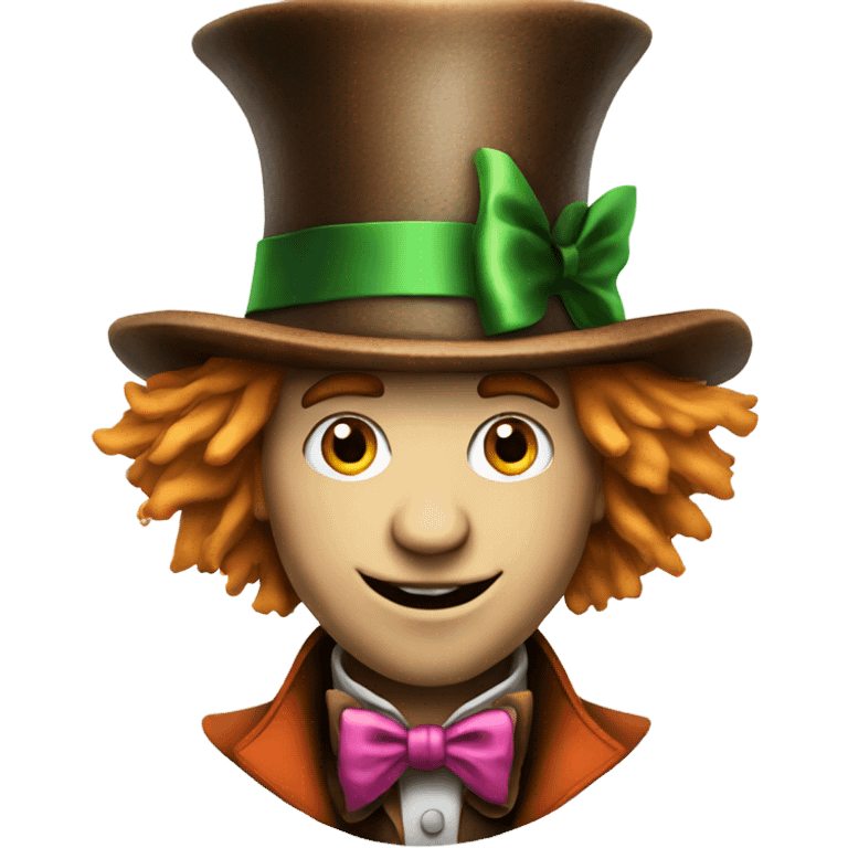 Mad hatter wearing a Christmas hat  emoji