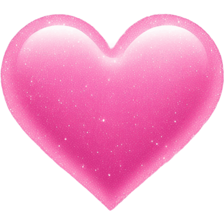 Pink sparkle heart emoji