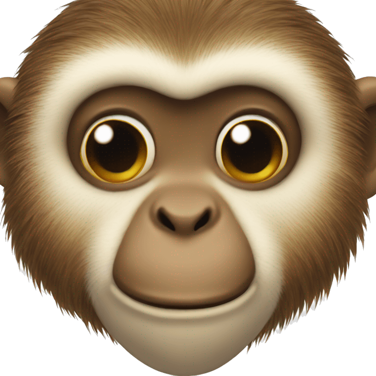 kissing monkey face emoji