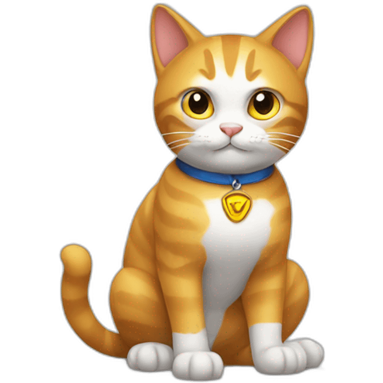 cat with super Powers ! emoji