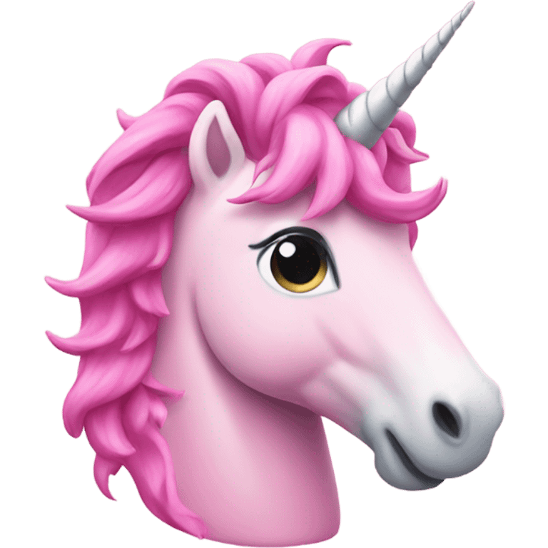 Pink unicorn  emoji