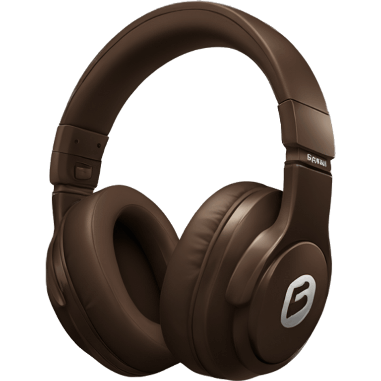 Dark Brown Beats Studio pro headphones emoji