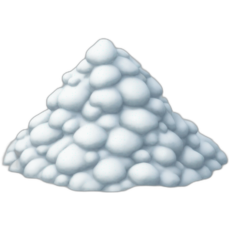 Snow piles emoji